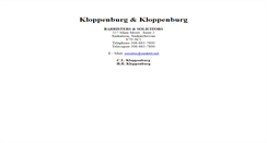 Desktop Screenshot of kloppenburg.ca